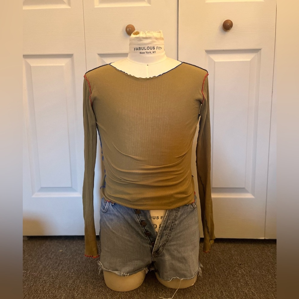 Green long sleeve shirt